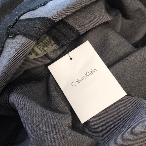 Calvin Klein black jeans and button down dress - Picture 8 of 8